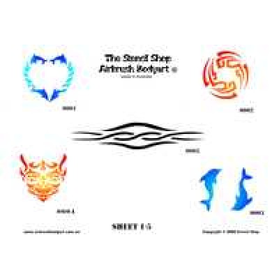0001-0005 stencils stencil