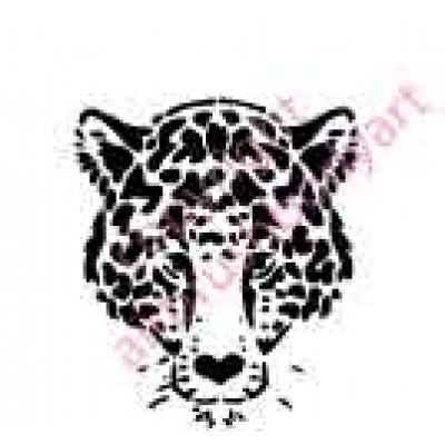 0007 leopard re-usable stencil