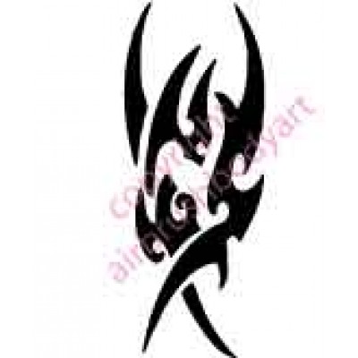 0018 tribal re-usable stencil