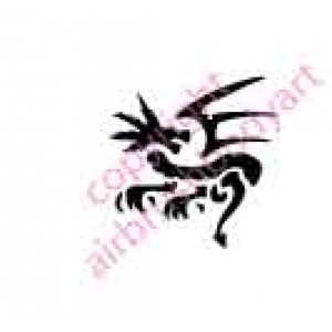 0021 dragon re-usable stencil