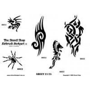 0021-0025 stencils 0021-0025 stencils