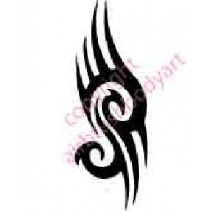 0024 tribal re-usable stencil
