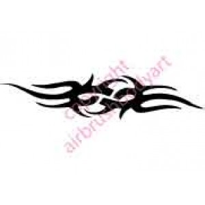 0028 tribal band re-usable stencil