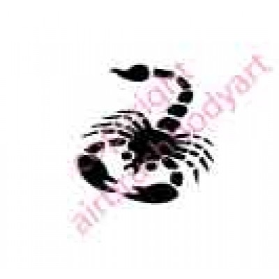 0033 scorpion re-usable stencil