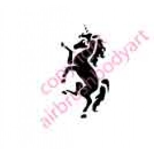 0036 unicorn re-usable stencil
