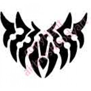 0039 tribal re-usable stencil