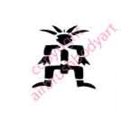 0043 tribal re-usable stencil