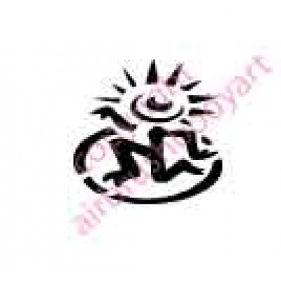 0045 tribal re-usable stencil