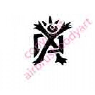 0047 tribal re-usable stencil