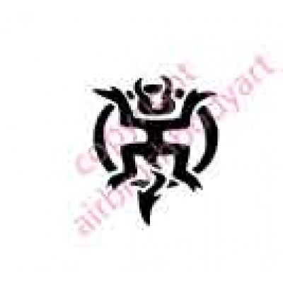 0048 tribal re-usable stencil