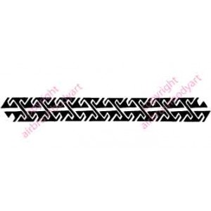 0051 armband re-usable stencil