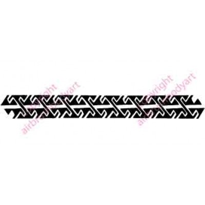 0051 armband re-usable stencil