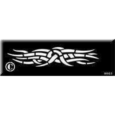 0063 reusable armband / backband stencil