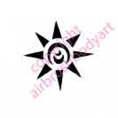 0074 tribal re-usable stencil