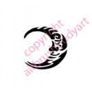 0096 moon re-usable stencil