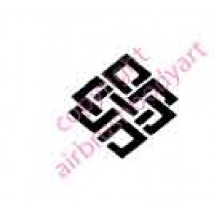 0102 eternal knot re-usable stencil