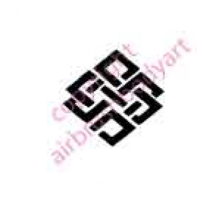 0102 eternal knot re-usable stencil