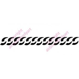 0113 armband re-usable stencil