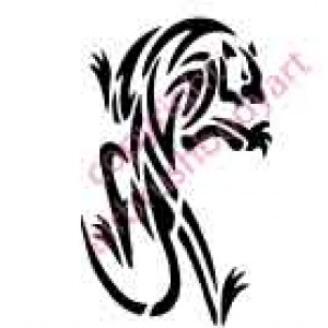 0119 panther re-usable stencil