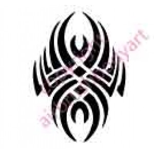 0123 tribal re-usable stencil