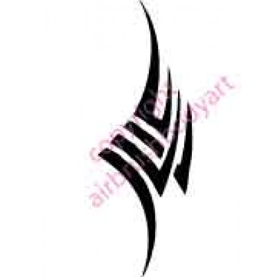 0124 tribal re-usable stencil