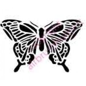 0128 butterfly re-usable stencil