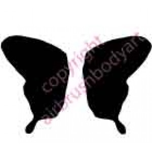 0128b butterfly backing re-usable stencil