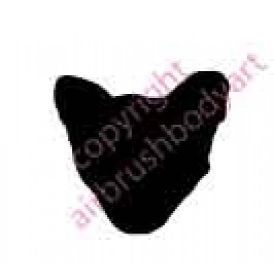 0132b cheetah backing re-usable stencil