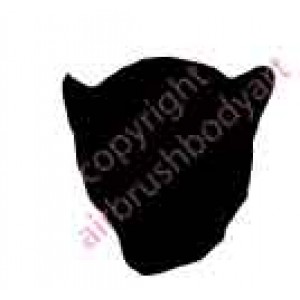 0133b leopard backing re-usable stencil