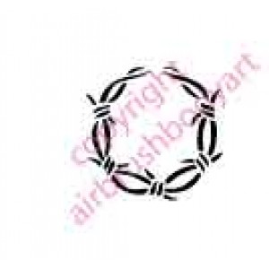 0139 belly button re-usable stencil