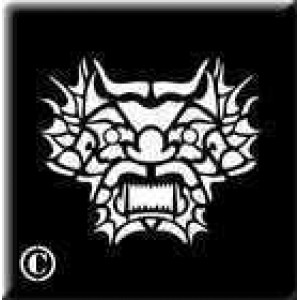 0146 reusable chinese dragon stencil