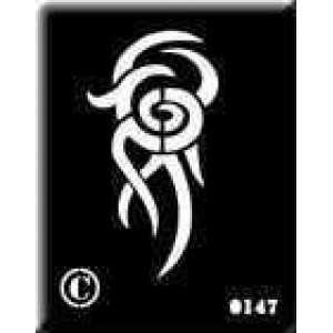 0147 reusable tribal stencil