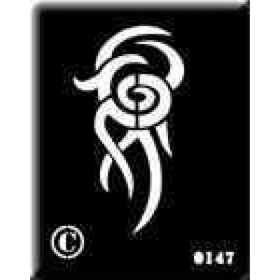 0147 reusable tribal stencil