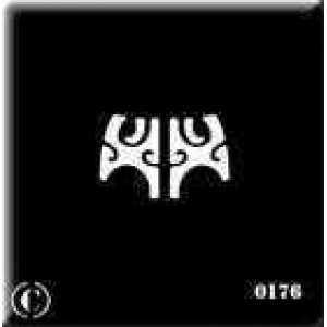 0176 reusable maori female stencil