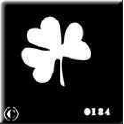 0184 reusable clover stencil