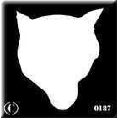 0187b reusable tiger backing stencil