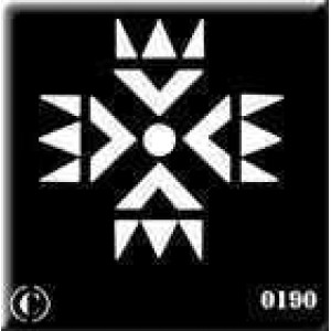 0190 reusable indian stencil