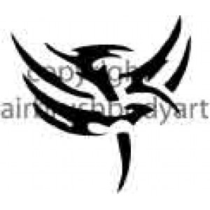 0202 tribal large re-usable stencil