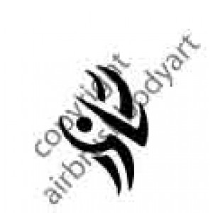 0207 tribal re-usable stencil