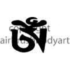 0208 buddist chant re-usable stencil