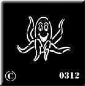 0312 reusable octopus stencil