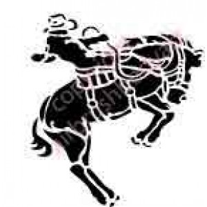 0469 cowboy on horse