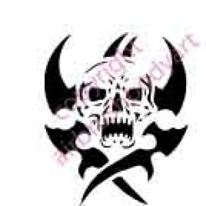 0506 tribal skull