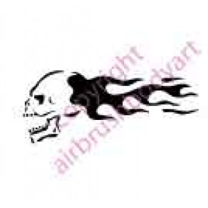 0613 skull flames