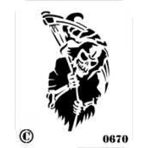 0670 reusable grim reaper stencil 0670 reusable grim reaper stencil