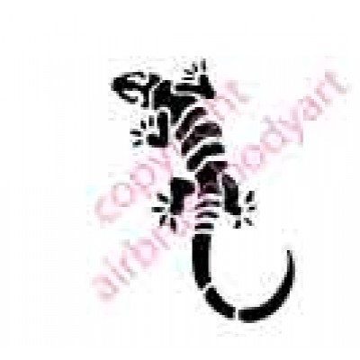 0773 tribal lizard