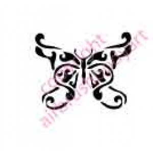 0796 tribal butterfly