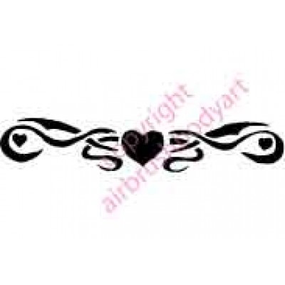 0810 tribal heart band