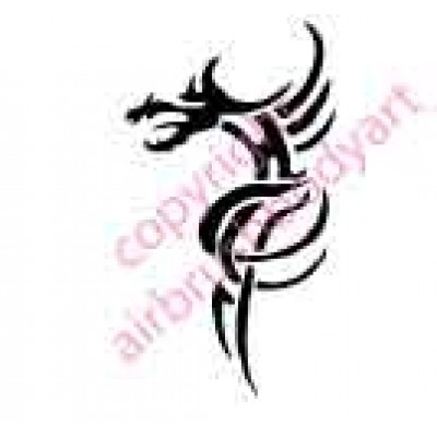 0851 tribal dragon