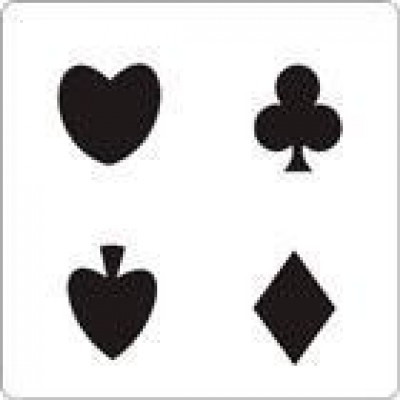 0894 reusable card symbol stencil